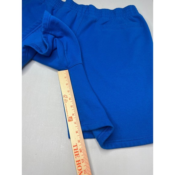 FILA Men's XXL 2XL Blue Drawstring Sweat Shorts Pockets Logo Comfort Sports EUC - Picture 11 of 16
